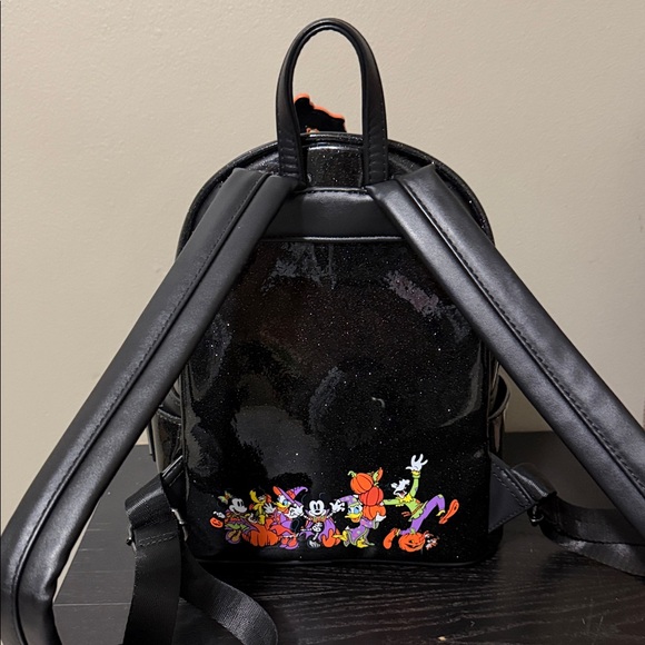 Loungefly Black and Purple Halloween Backpack - Picture 4 of 7